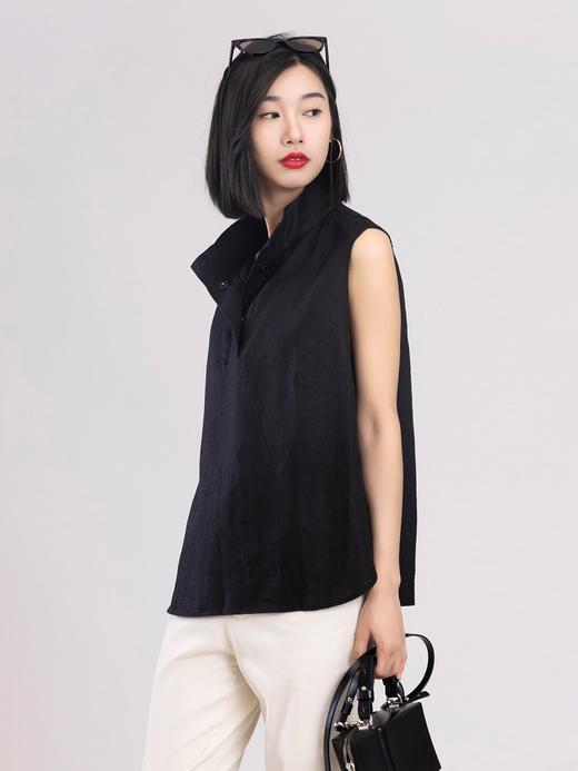 XIAOYU|立领无袖小衫243SY198 商品图3