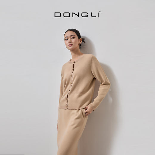 东黎 • 丝绒女士春夏蜂窝针金银丝小香风开衫 4266 商品图4