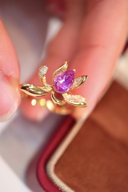 1.15ct 蓝宝石戒指 商品图8