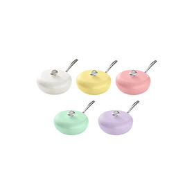 VELOSAN/温仑山  不粘锅炒锅家用麦饭石炒菜锅陶瓷鹅卵石电磁燃气用