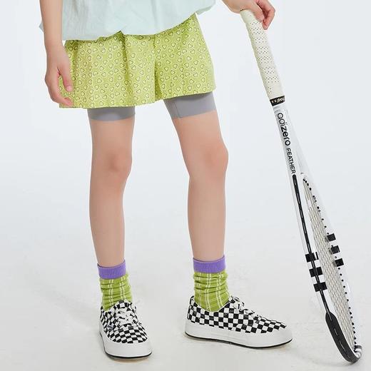 龙之涵短裤裙 纯棉 女童半身裙夏天洋气儿童防走光裙裤夏季宝宝短裙子 商品图4