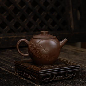 欧咏 大巨轮珠壶 宜兴紫砂原矿茶壶紫砂壶功夫茶泡茶壶茶具仿古