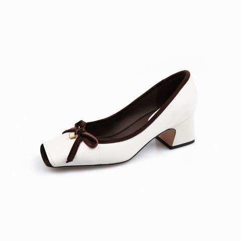 MIO方头粗跟单鞋M244465901 商品图0