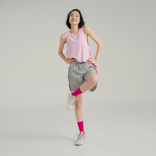 【优可丝面料】运动无袖遮肉罩衫 显瘦减龄无袖T恤 侧绑带抽绳 云感柔软透气 商品图6