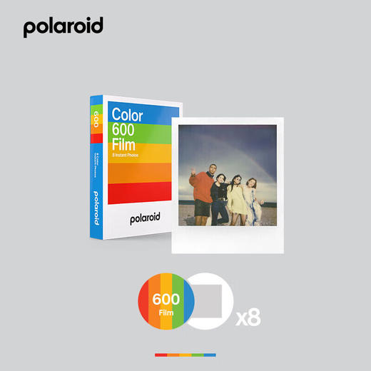 宝丽来Polaroid 拍立得相纸 600一次成像相纸复古胶片 适用NOW/NOW+/I-2/600/Lab机型  带电池可用于600机型 商品图1