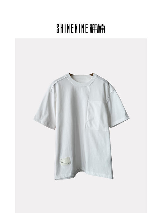 421412144纯色短袖T恤 商品图0