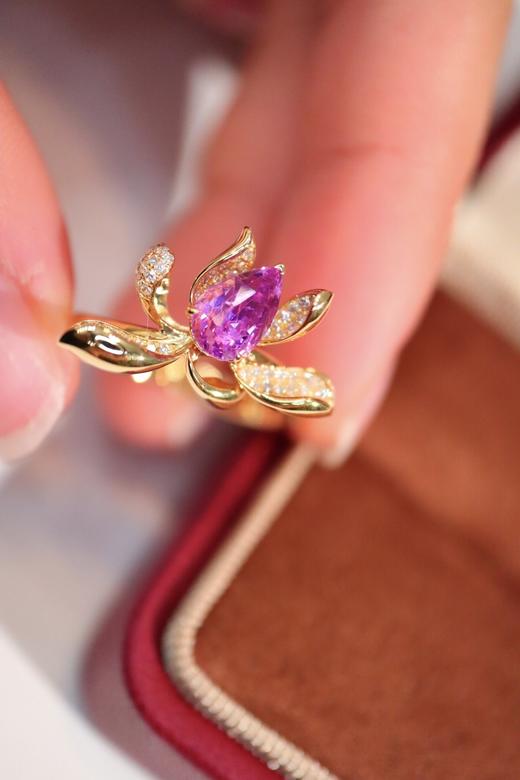 1.15ct 蓝宝石戒指 商品图7