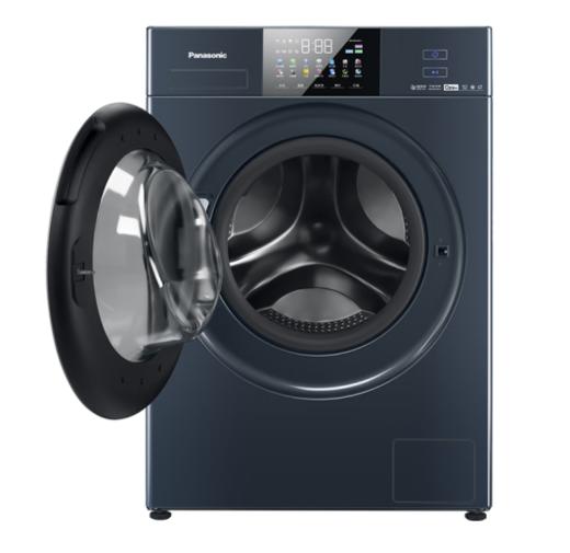 松下（252092）10kg全自动滚筒洗衣机，触控彩屏 自能投放 除螨洗 泡沫净技术天幕蓝 XQG100-E186 商品图1