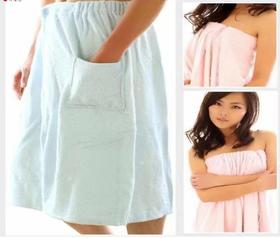 TY竹纤维精编浴裙（情侣款）1981