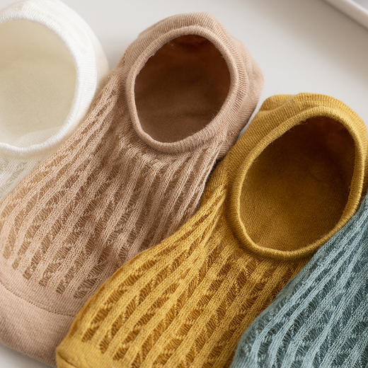 九行男女空调棉袜，新疆长绒精梳袜 抗起球吸汗防莱卡橡胶防滑固定 商品图5