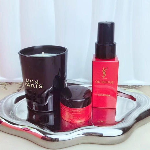 【YSL圣罗兰节日限定藏金礼盒】 奢妍柔肤水30ml+奢妍臻萃乳霜7ml+反转巴黎香薰蜡烛75g，为她加持高光时刻！ 商品图5