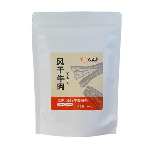 九匠牛风干牛肉只加盐+手撕风干牛肉组合装100g 商品图0