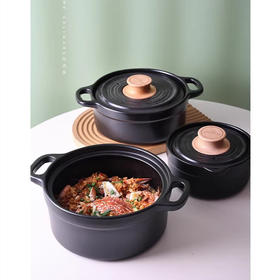 中国  砂龙 黑金刚木顶浅式砂锅系列