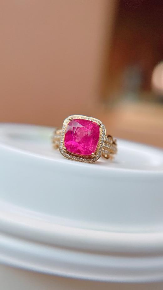 3.25ct 4.47g 碧玺戒指 商品图7