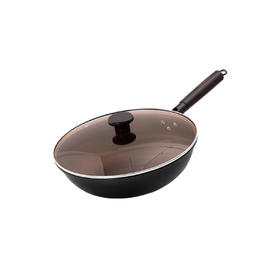 VELOSAN/温仑山 中华大铁锅 32cm 无涂层炒锅 电磁炉燃气灶通用