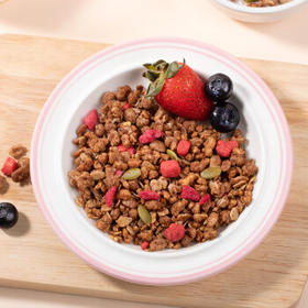 卡乐比（Calbee）即食燕麦片 可可莓水果麦片380g 日本进口非油炸营养早餐代餐零食