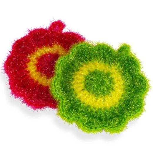 亚克力圆形洗碗布1枚아크릴 원형 수세미 商品图0