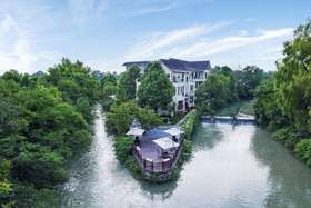 【成都近郊郫都-260号院】6房/11房轰趴泳池/温泉私汤大别墅，KTV，影视厅（专业级演奏厅）、健身房、儿童游玩、逛蜀都古镇三道堰古城镇，lxjt