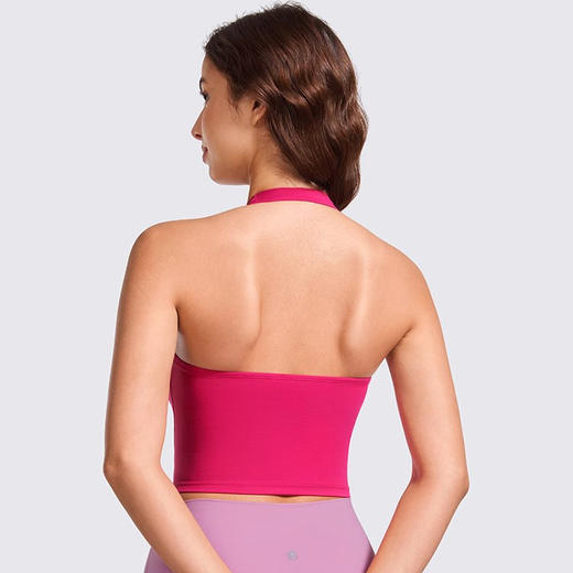 【3~5天发货】跃牌【美度空间】系列 裸感挂脖运动内衣女夏深u美背瑜伽吊带背心WX1618 商品图2