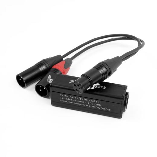 【专业音频降噪器】3.5音频线+隔离器+卡侬线音频隔离器消除器音响噪音音频滤波器卡农隔离器消除电流声变压信号降噪器卡龙HIFI单个 卡侬噪音消除器 卡农立体声隔离器，隔绝电流声，有效去除噪音 商品图3