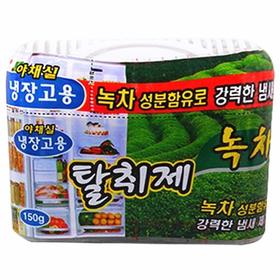 快乐屋冰箱除味剂绿茶150g해피룸 냉장고용 탈취제 녹차