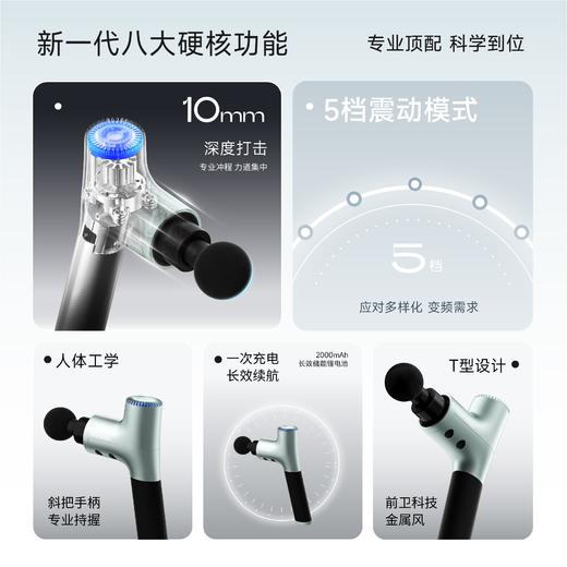 孔苏F1肌肉放松筋膜枪肌肉按摩器多功能专用含改装头 商品图1