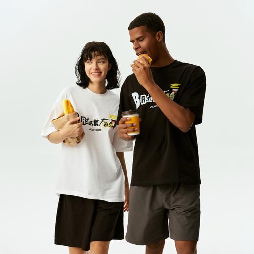 YKYB签名印花T恤夏新款小众潮牌宽松短袖 商品图2