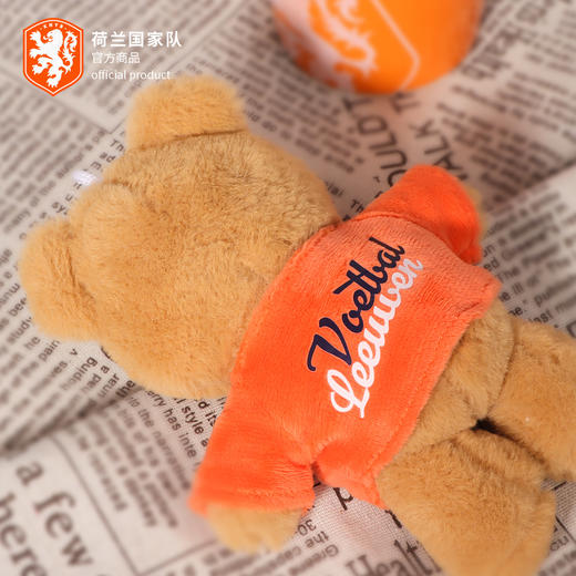 【官方正版】荷兰国家队| 橙色队徽可爱小熊挂件欧洲杯橙衣狮子军团 商品图3