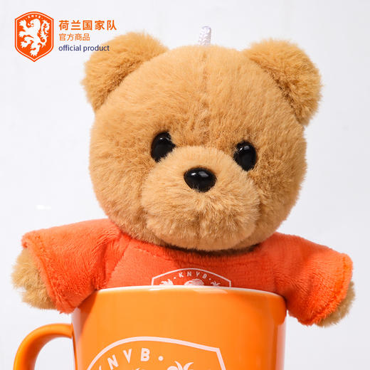 【官方正版】荷兰国家队| 橙色队徽可爱小熊挂件欧洲杯橙衣狮子军团 商品图2