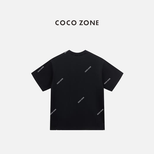 COCO ZONE “强推T"100棉字母印花短袖T恤休闲圆领上衣CC2C1250 商品图1