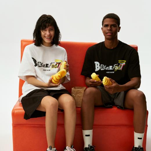 YKYB签名印花T恤夏新款小众潮牌宽松短袖 商品图1