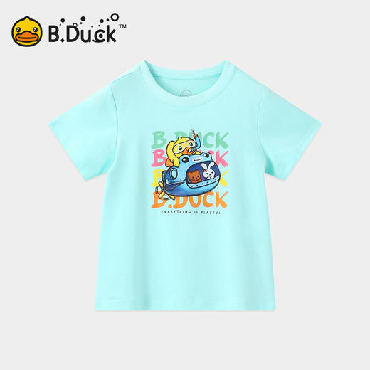 B.Duck小黄鸭童装夏季短袖T恤110-160 BF2501987 商品图3