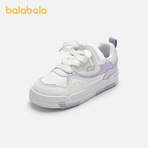 巴拉巴拉童鞋儿童板鞋男童女童小白鞋秋季新款透气鞋子撞色潮 商品图0