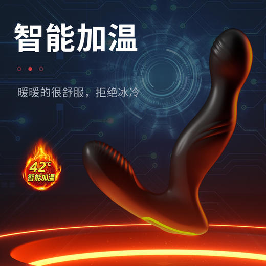 【谜姬】D龙钻后庭开发震动加温男女通用内扣外震女用器具性爱 商品图3