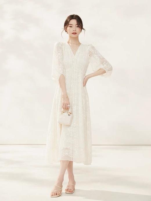 刺绣系列新中式斜肩香云衫 | 半身裙 | 连衣裙 | 衬衫，高端女装，大牌同款，优质面料 商品图4