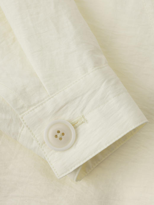 COCO ZONE ”鹅黄小外套“时尚宽松连帽单排扣外套纯色长袖上衣CC1B1260 商品图7