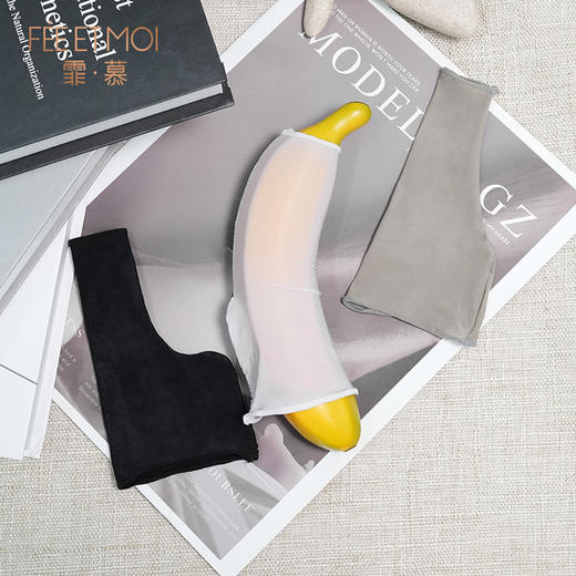 【霏慕】高密油亮包蛋开口JJ套3102情趣内衣男用丝袜快感丝滑 商品图2