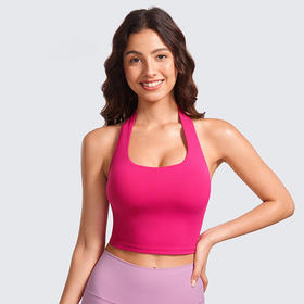 【3~5天发货】跃牌【美度空间】系列 裸感挂脖运动内衣女夏深u美背瑜伽吊带背心WX1618