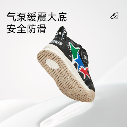 泰兰尼斯学步鞋男宝宝秋季新款童鞋网布透气机能鞋软底面包鞋女童 T01T4C5029 商品图4