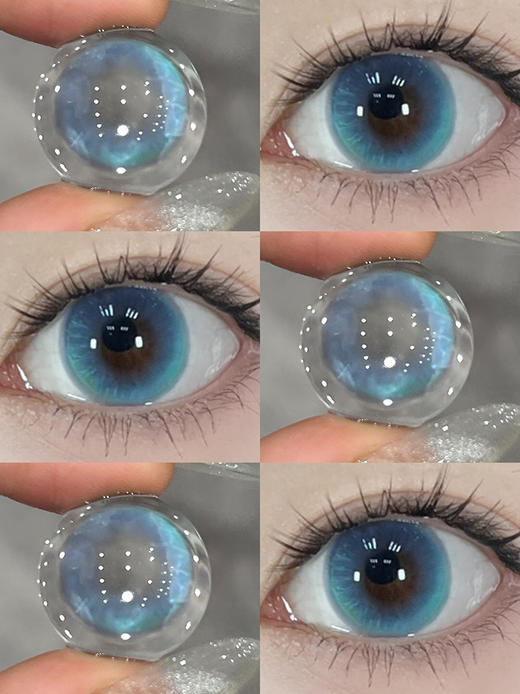 MIMIPARK 宿命恋人 半年抛 两片 14.5mm 参考着色 13.9mm 基弧 8.6 含水 38% 新锐国货 商品图1