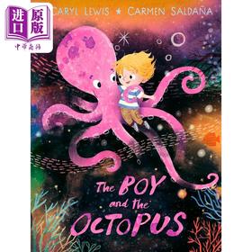 预售 【中商原版】男孩和章鱼 Carmen Saldana The Boy and the Octopus 英文原版 儿童绘本 图画故事书 亲子读物 进口童书 3-7岁