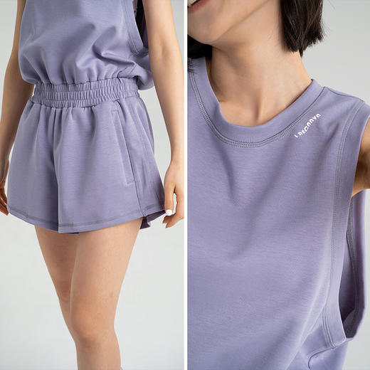 【液氮棉】慵懒宽松连体裤 后背镂空按扣 方便穿脱 腰部加宽松紧 裤子带内衬 商品图2