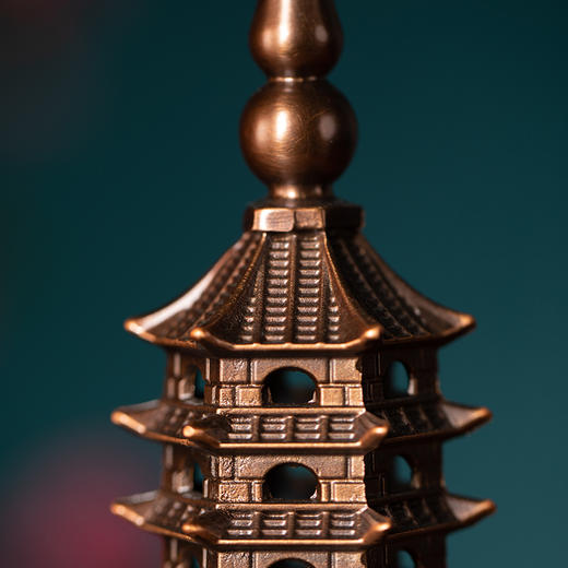 朱炳仁·铜 步步高升文昌塔少爷同款装饰摆件 商品图3