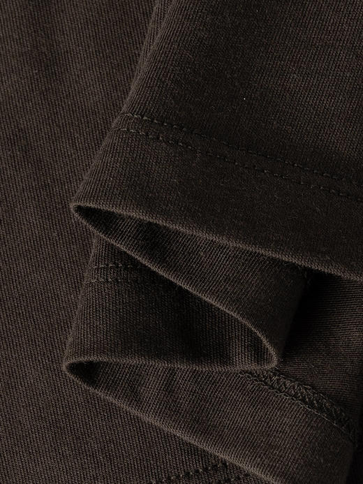 COCO ZONE "棕系”夏季字母短袖T恤百搭显瘦圆领上衣CC2B1147 商品图7