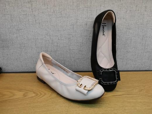 豪行21367339真皮浅口休闲低跟女鞋单鞋皮鞋专柜正品 商品图0