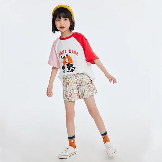 龙之涵短裤裙 纯棉 女童半身裙夏天洋气儿童防走光裙裤夏季宝宝短裙子 商品图8