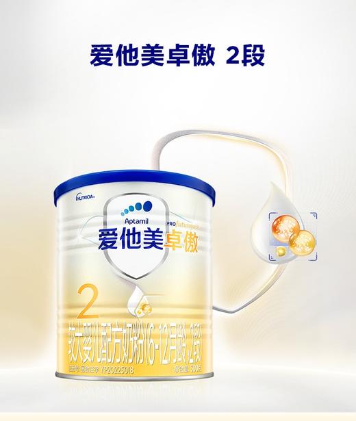 【小罐】爱他美卓傲2段配方奶粉300g*1罐6-12个月宝宝/ATM-613878 商品图0