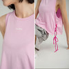 【优可丝面料】运动无袖遮肉罩衫 显瘦减龄无袖T恤 侧绑带抽绳 云感柔软透气 商品缩略图1