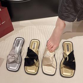 【拖鞋女春夏季外穿】新款小众法式网红超火配裙子凉拖小香风