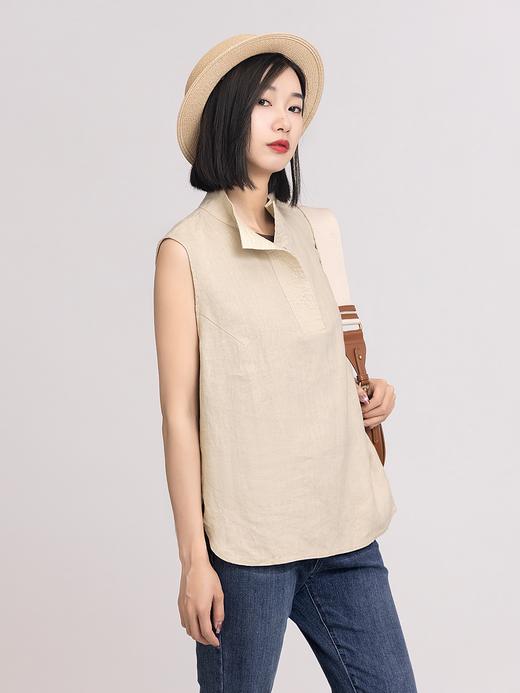 XIAOYU|立领无袖小衫243SY198 商品图1